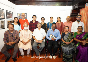 Chief Guest B. T. Obleshappa with the organisers.jpg