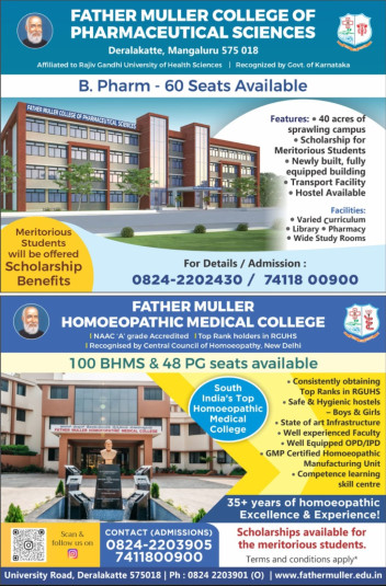 FATHER MULLER COLLEGE OF PHARMACEUTICAL SCIENCES